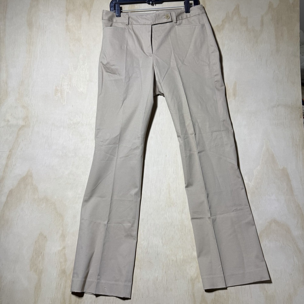 Talbots Signature Women's Size 8 Beige Khaki Pants Straight Leg NWT $59.99